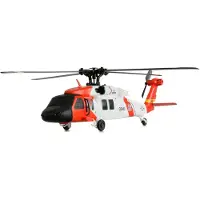 Amewi UH-60L Black Hawk Coastguard Brushless Helikopter RC Helikopter nybörjare RtF