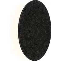 Paulmann Vägglampa , Tulga, dimbara, Svart, Vardagsrum, Tyg / textil, Modern