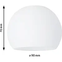 Paulmann DecoSystems, Sovrum, inomhus, Vit, Glas, 70 mm, 9 cm