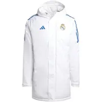 Adidas Real Madrid Jacka Tiro 25 Eu Parka - Vit - , storlek Medium