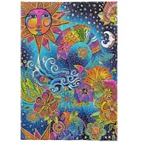 Celestial Magic (Whimsical Creations) Midi Lined Hardback Journal (Wrap Closure)