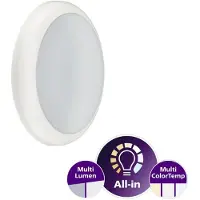 Signify Philips Ledinaire vägg/tak all-in WL070V 1100-1700 lm/830-840-860 IP65 IK08 vit