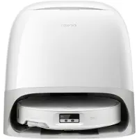 Roborock Qrevo CurvX, Kombinationsspis, Vit, Rund, Dammpåse, 0,258 l, 62 dB
