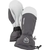 Hestra Army Leather Heli Ski Mitt Grey