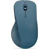 Lenovo Yoga Pro - Mus - optisk blå - 6 knappar - trådlös - Bluetooth 5.0 - trådlös USB-mottagare - tidal teal - detaljhandel