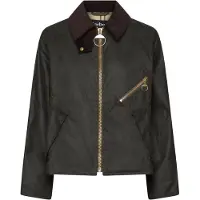 Barbour för kvinnor. LWX1482 Arlene Wax grön vaxad bomullsjacka (M), Casual