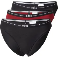 BOSS Kvinnors 3-pack med logo midjebandstrosor i flera färger