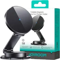 JOYROOM JR-ZS408 Magnetisk trådlös billaddare och bilhållare - 15W - Svart