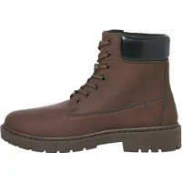 Jack & Jones Boots med snörning 'JFWAINSWORTH' brun / svart