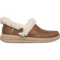 SKECHERS Cozy Escape Textil Dam Tofflor i Kastanj