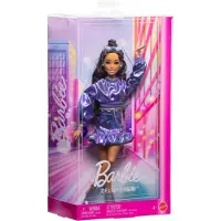 Barbie Deluxe Metallisk Docka Med Tröja