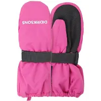Didriksons Kids' Biggles Zip Mitten 8 Sweet Pink