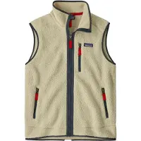 Patagonia M's Retro Pile Vest Pelican W/Smolder Blue