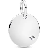 Pandora Moments graverbart silverhänge med diamant 394012C01