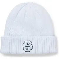 BOSS Baby beanie hat in cotton with Double B monogram
