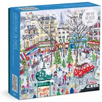 Michael Storrings Christmas in Paris 1000 Piece Foil Puzzle
