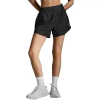 2XU Women's Aero Hi-Rise 4 Inch Shorts Black/silver Reflective