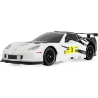 Amewi 1:18 RC modellbil Elektrisk Drift Corvette C6.R Drift Car Vit Borst motor Fyrhjulsdrift (4WD) RtF 2,4 GHz inkl. batteri och laddningskabel, Sparset