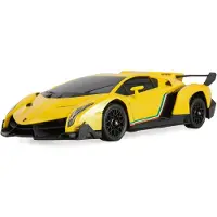 Amewi 1:18 RC modellbil Elektrisk Drift Veneno Drift Car Gul Borst motor Fyrhjulsdrift (4WD) RtR 2,4 GHz inkl. batteri och laddningskabel, Sparset
