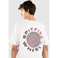 Spitfire Classic '87 Swirl Fade Fill T-Shirt ash grey w/ red & black, S