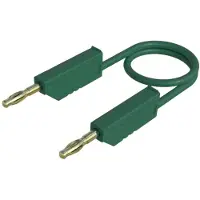 Hirschmann Test & Measurement MLN 25/2,5 GN Mätledning [Laminerade stickdon 4 mm (De–i) Laminerade stickdon 4 mm] 25.00 cm;Grön;1 st