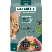 Sanabelle Outdoor med anka och blåbär kattfoder