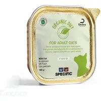 Specific Feline F-bio-w Organic Fisch Box 8x100g Kattmat