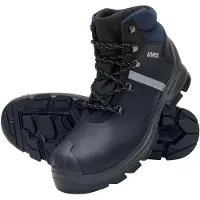 Uvex 2 construction 6512246 Säkerhetsstövlar S3 Skostorlek (EU): 46 Svart, Blå 1 par