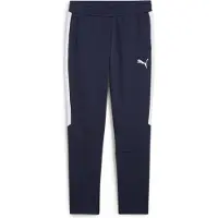 Puma Träningsbyxor teamEVOSTRIPE - Marinblå/Silver/White, storlek Large
