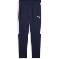 Puma Träningsbyxor teamEVOSTRIPE - Marinblå/Silver/White, storlek X-Large