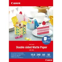 Canon Double-sided Matte Paper MP-101D - Matt - 275 mikron - A4 (210 x 297 mm) - 240 g/m² - 50 ark papper - för PIXMA TS7450i