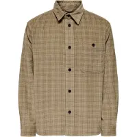 Only & Sons Skjorta 'ONSWaleed' sand / mörkbeige