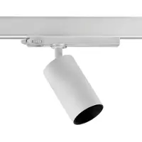IVELA Microperfetto LKM 3-fas spotlight 940 vit, Vitt / opal, Hall, Aluminium / grå / zink, Modern, Spotlight skena