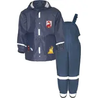 Playshoes Funktionsdräkt 'Feuerwehr' marinblå / gul / röd