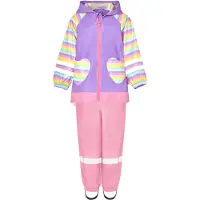 Playshoes Funktionsdräkt 'Einhorn' azur / gul / lila / rosa