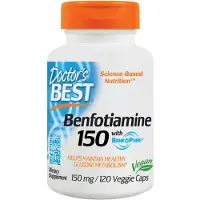 Doctors Best , Benfotiamin 150, 150 mg, 120 Veggie Kapslar