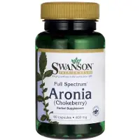 Swanson Health , Aronia Svarta Korkbär Frukt, 400 mg, 60 Kapslar