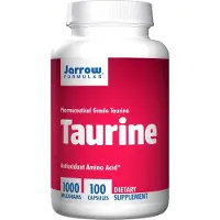 Jarrow Formulas , Taurin, 1 000 mg, 100 Kapslar