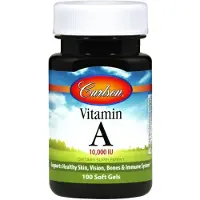 Carlson Labs Carlson, Vitamin A, 3 000 mcg RAE (10 000 IU), 250 Mygglås