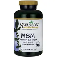 Swanson Health - MSM Methylsulfonylmethane Variationer 500mg - 250 caps