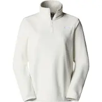 The North Face W Glacier Fleece 1/4 Zip Jacket White Dune