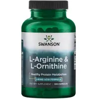 Swanson Health , L-Arginin & L-Ornitin, 100 Kapslar