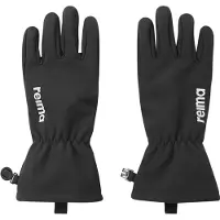 Reima Handskar m. Fleece - Softshell - Tehden - Svart - - 10-12 år (140-152) - Handskar