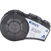 Brady M21-18-427 Tejp Laminerad Vinyl svart - vit tejp | 25,40mm x 19,05mm (original)