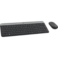 Logitech Slim Wireless Combo Mk470 Trådlöst Tangentbord Och Mus