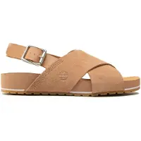 Timberland för kvinnor. TB0A41MQCW81 Bruna sandaler med ryggrem (41 W), Karta, Före, Spänne, Casual