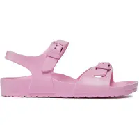 Birkenstock Platta sandaler Rio EVA flickor - Rosa - 31