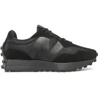 New Balance för män. MS327V1 Sneakers i läder 327 svart (40), Hud, Karta, Nyckelband, Casual