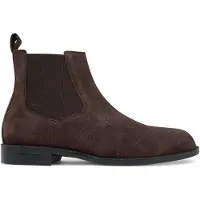 BOSS Suede Chelsea boots with elasticated panels