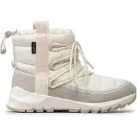 The North Face Women's Thermoball Lace Up Waterproof Gardenia White/Silver Grey
